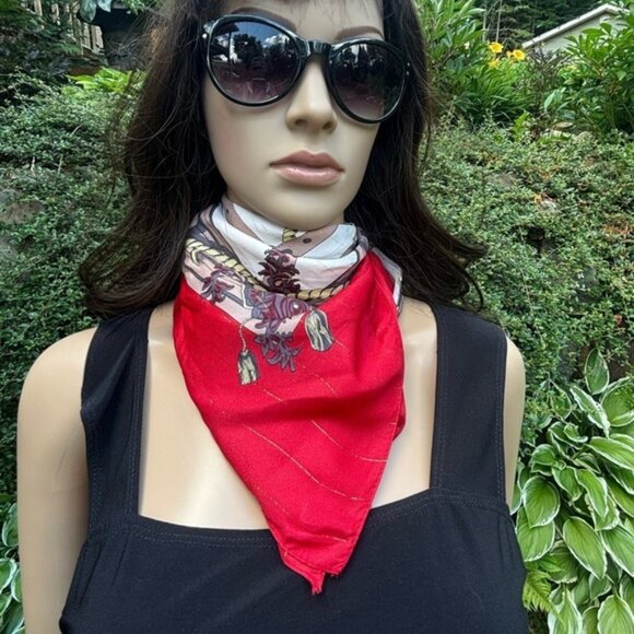 Vintage Brougham carriage scarf - Picture 4 of 12